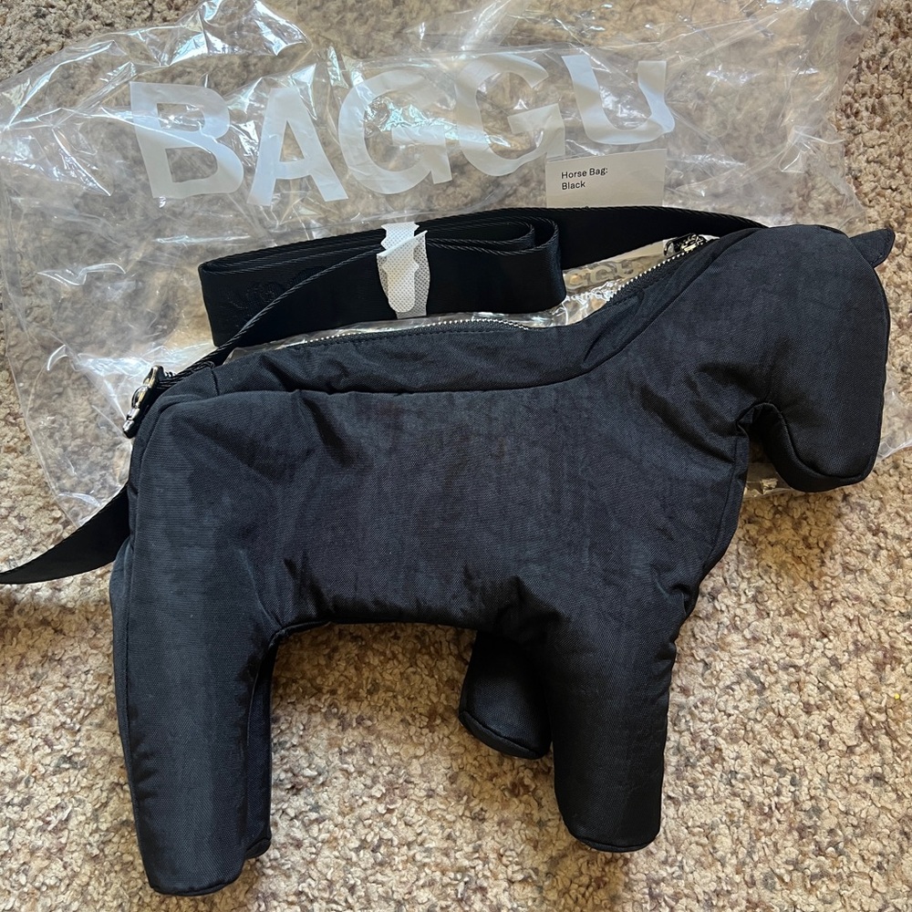NWT Baggu x Collina Strada Horse Bag black